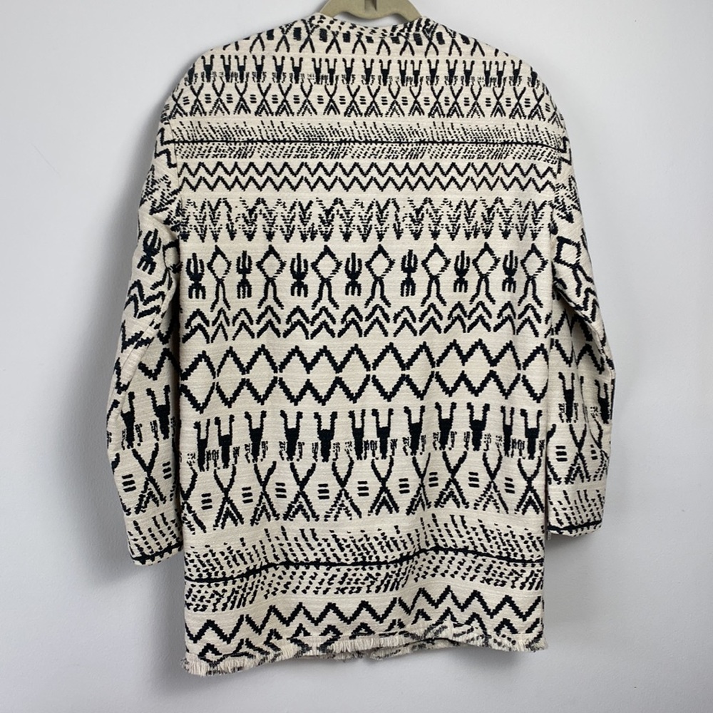 NEW Maison Scotch Scotch & Soda Jolie Vanabonde Aztec Southwest Print Car Coat - Picture 5 of 14